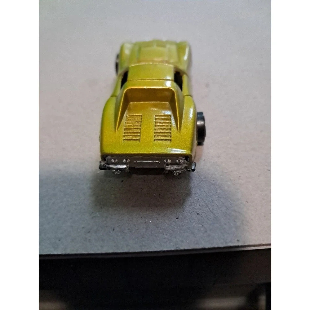 Corvette, Hong Kong, Racer, Gold, Diecast, Vintage